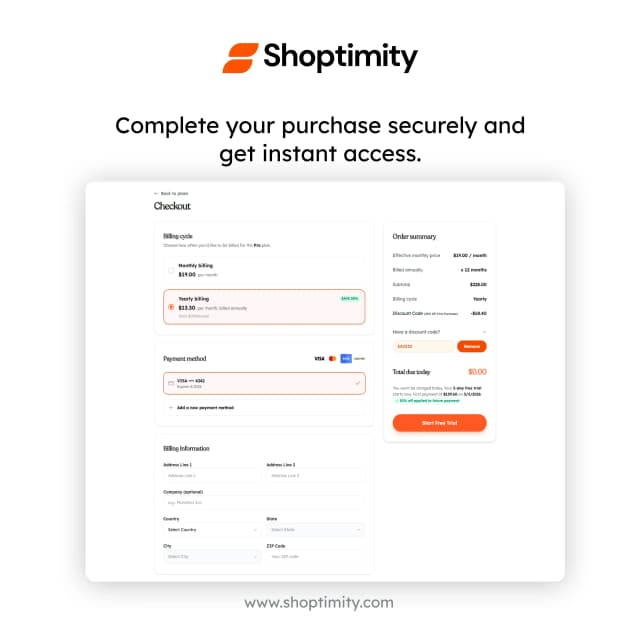 Complete Checkout